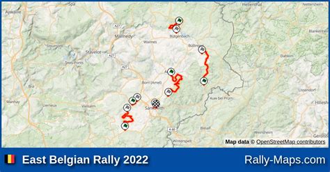 Mapy Zaplanuj East Belgian Rally Brc Rajdtrasa Pl