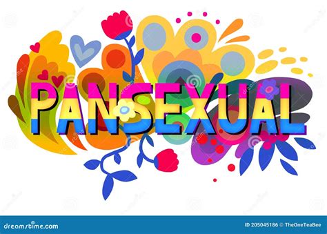 Pansexuality Pride Flag Cartoon Vector 185229789