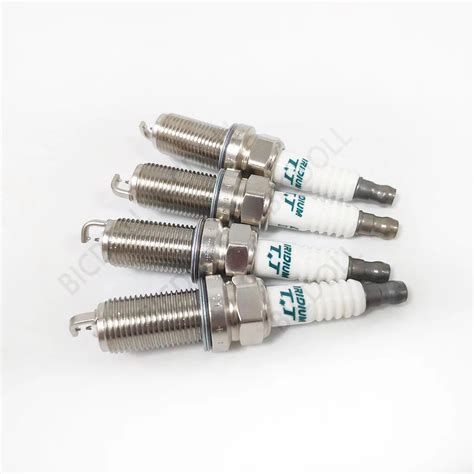 Pcs Dual Iridium Spark Plug Ikh Tt Candle For Hyundai Ix