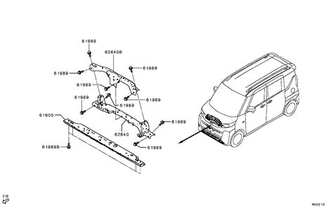 Mq Panel Headlamp Support Upr Mitsubishi Yoshiparts