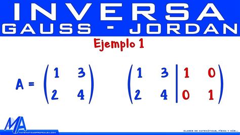 Algoritmo Para Calcular La Inversa De Una Matriz - Printable Templates Free