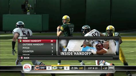 Cgrgameplay Madden Nfl 11 Xbox 360 Packers Vs Bears Gameplay Part