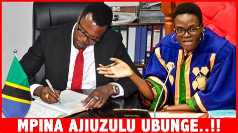 KIMENUKA CCM MPINA AFANYA MAAMUZI MAGUMU AJIUZULU UBUNGE KISA YouTube