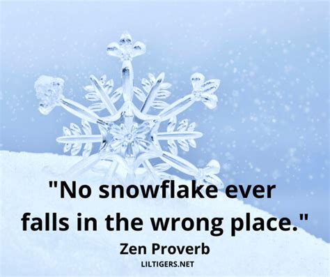 95 Best Snow Quotes and Sayings - Lil Tigers