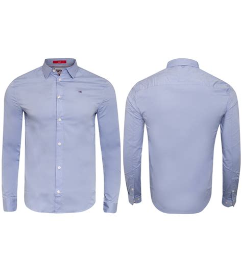 TOMMY HILFIGER MĘSKA KOSZULA TJM ORIGINAL STRETCH SHIRT BLUE DM0DM04405 556