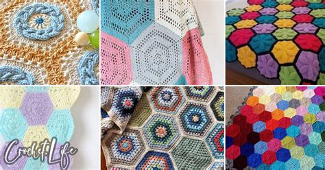 13 Amazing Solid Hexagon Crochet Patterns - Crochet Life