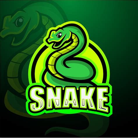 Premium Vector Snake Mascot Esport Illustration