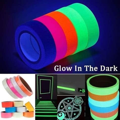 Colorful Glow Tape Self Adhesive Sticker Removable Luminous Tape