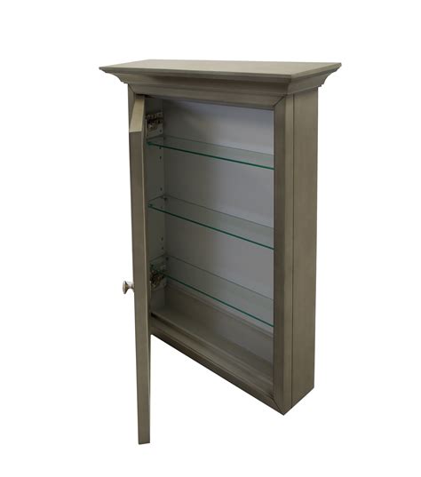 Newport Wall-Mounted Medicine Cabinet (Weathered Gray ...