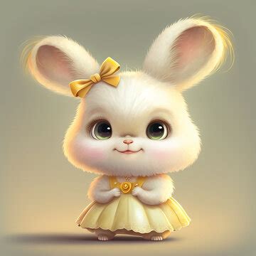 Really Cute Cartoon Bunnies