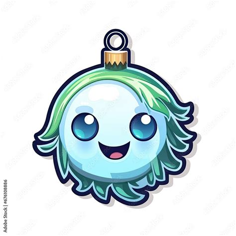 Christmas Ball Emoji Sticker Bioluminescent Christmas Ball Collection