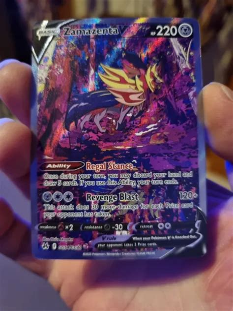 POKÉMON TCG ZAMAZENTA V Crown Zenith Galarian Gallery GG54 GG70 Ultra