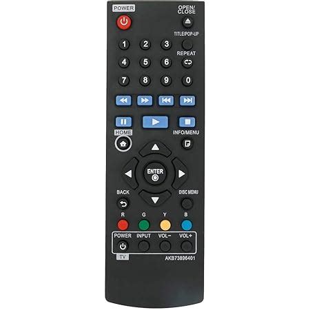 Vinabty Akb Remote Control Replacement For Lg Disc Dvd Player