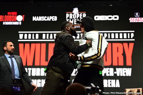 NSAC Has Banned Deontay Wilder Vs. Tyson Fury Face-off At Friday's ...