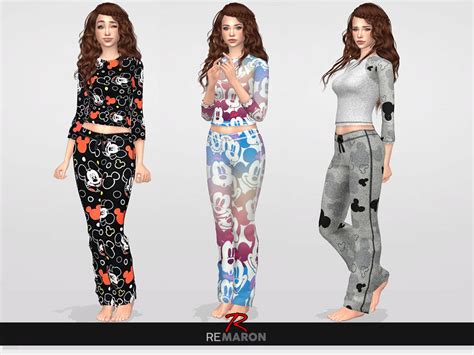 The Sims Resource Disney S Pj Pants For Women