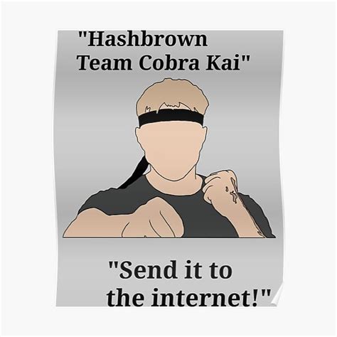 "Johnny Lawrence Quotes From Cobra Kai" Poster for Sale by SterlingMullins | Redbubble