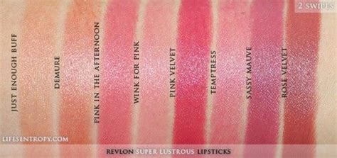 Revlon Super Lustrous Lipsticks Swatch1 Revlon Lipstick Swatches Mauve