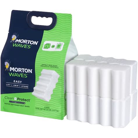 Morton 20-lb Water Softener Salt Block F124750000 at Lowes.com