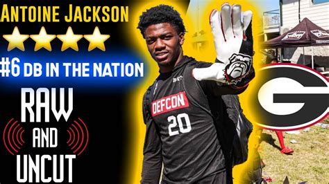 Georgia Commit Antoine Jackson Raw Uncut Mic D Up High School