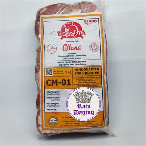 Jual Daging Paha Belakang Daging Kerbau CM 01 1kg Shopee Indonesia