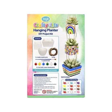 Boyle Crafty Kits Hanging Planter Diy Project Kit Bunnings Australia