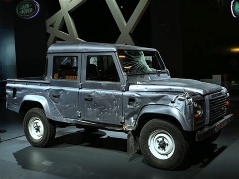 Land Rover Defender Stunt Rig In Bond Movie Skyfall Drive Arabia