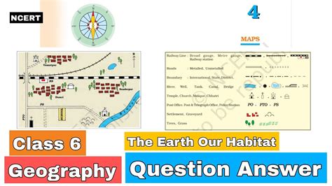 Class Geography The Earth Our Habitat Chapter Maps Question Answer