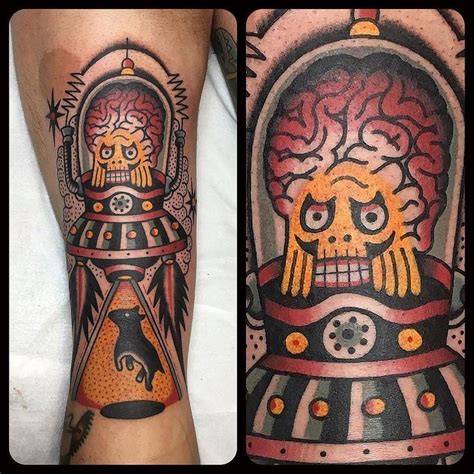 Stunning UFO Tattoo by Geno Tattoo