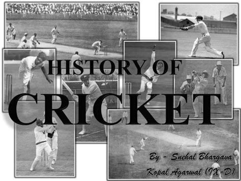 History Of Cricket