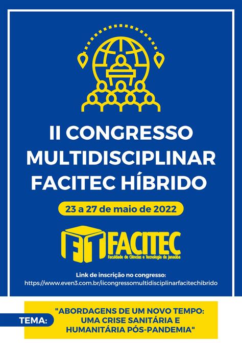 Facitec Faculdade De Ci Ncias E Tecnologia De Jana Ba Ii Congresso