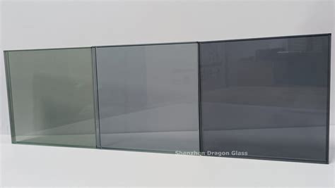 Ce Certified 21 52mm Euro Grey Laminated Glass For Railing