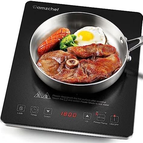 Duxtop 1800w Portable Induction Cooktop Countertop Burner Black 9100mcbt M20b Amazonca Home