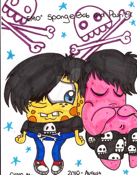 Emo Spongebob And Patrick by Violent-Rainbow on DeviantArt