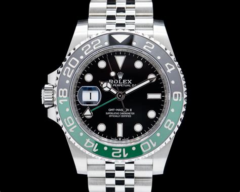 rolex left handed gmt master ii vtnr sprite ss jubilee