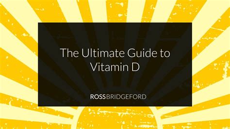 Ultimate Guide To Vitamin D How The Sunshine Vitamin Supports Your