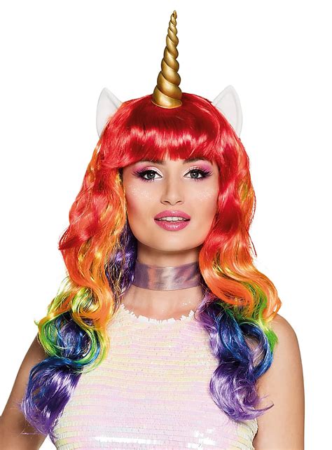 Unicorn Wig Rainbow Maskworld