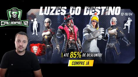 Evento Luzes Do Destino Free Fire Ao Vivo Calibre Youtube