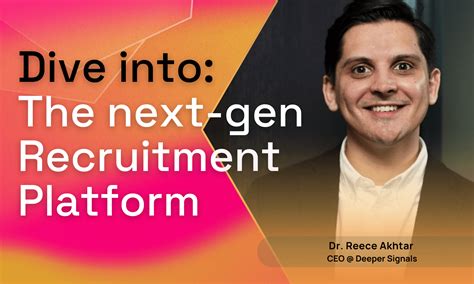 Deeper Signals Webinar Dive Into The Next Gen Recruitment Platform