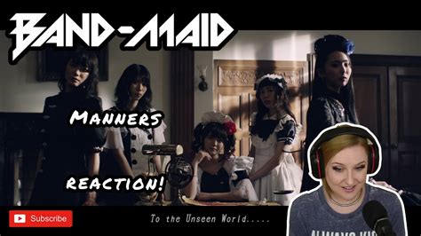 Band Maid Manners Official Music Video Reaction Youtube