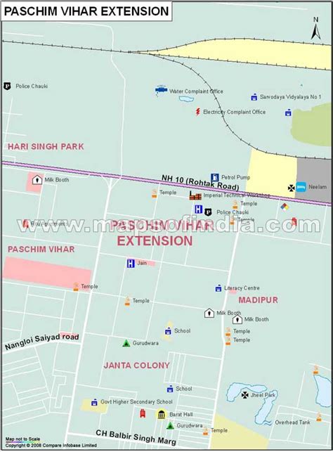 Paschim Vihar Extention Map