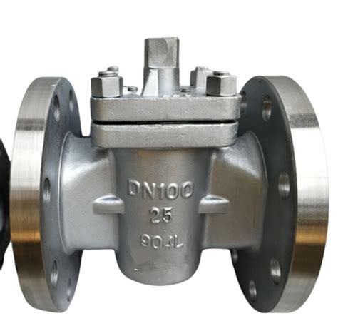 Din Non Lubricated Plug Valve L Dn Pn Flange End Oudian Valve