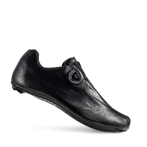 Lake CX301 Wielrenschoenen Zwart Wit Dames