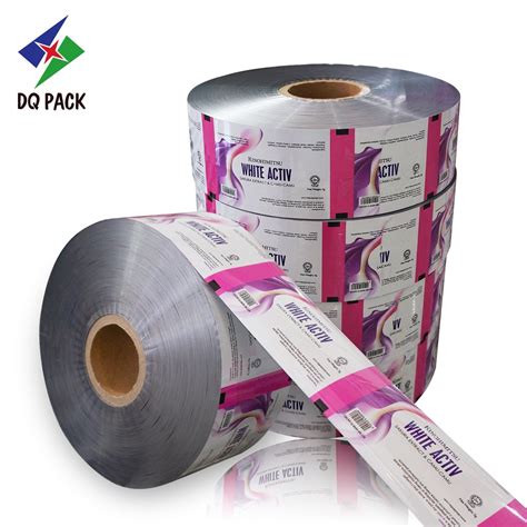 Dq Pack Custom Printed Food Grade Laminate Plastic Roll Film Juice