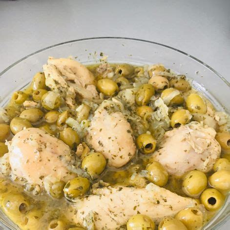 Poulet Aux Olives Vertes Recette De Poulet Aux Olives Vertes Marmiton