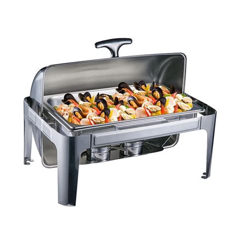 Stainless Steel Buffet Heater Chafing Dish Hotpot Holder L Wedding