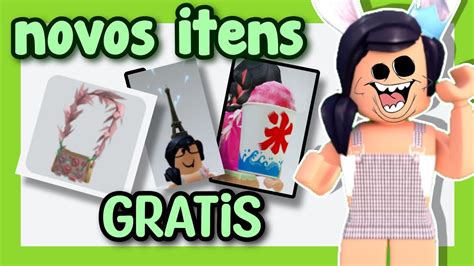 Como Pegar Os Novos Itens Gr Tis No Roblox Youtube