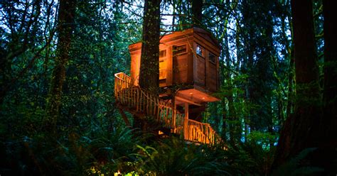 Spend a Night at TreeHouse Point, Washington