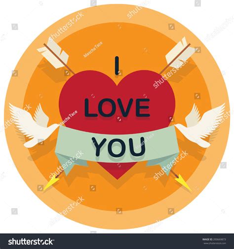 Love You Stock Vector Royalty Free 200669873 Shutterstock