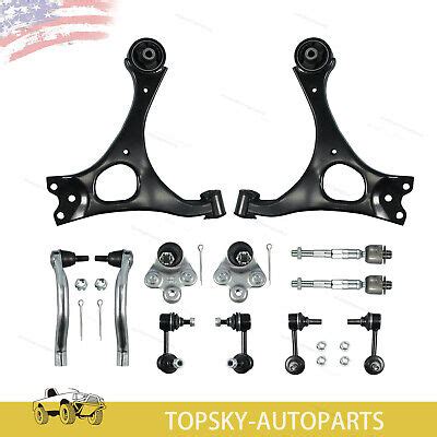 12X Front Lower Control Arm W Ball Joint SwayTie Rod For 2006 2011