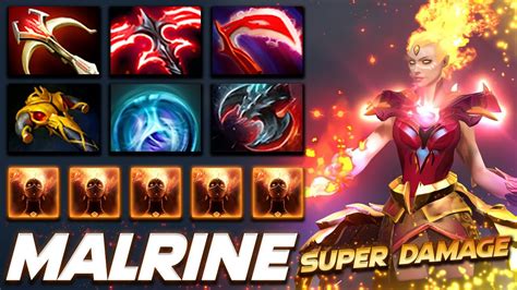 Malrine Lina Super Damage Dota Pro Gameplay Watch Learn Youtube